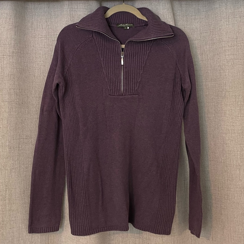 Eddie Bauer Quarter Zip Sweater